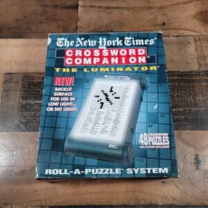 New York Times Crossword Companion The Luminator Roll-A-Puzzle System 48 Puzzles